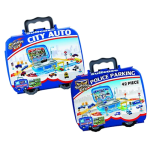 Police Parking Playset, 42 piece, with Suitcase
